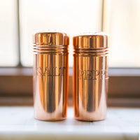 Copper Salt & Pepper Shakers