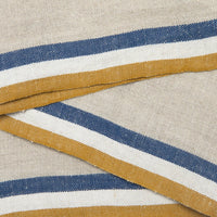 Normandy Natural - Mustard/Natural/Blue Stripe Napkins (set of 4)