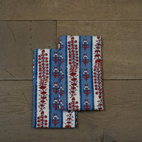 Avignon Tea Towels Red & Blue (S/2)