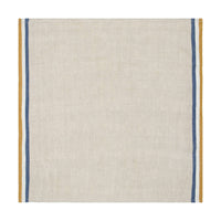 Normandy Natural - Mustard/Natural/Blue Stripe Napkins (set of 4)