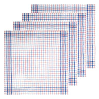 Bistro Napkin Blue and Red (set of 4)