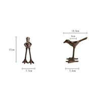 Cast Iron Bird Candle Holder