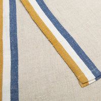 Normandy Natural - Mustard/Natural/Blue Kitchen Cloth (set of 2)