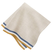 Normandy Natural - Mustard/Natural/Blue Stripe Napkins (set of 4)