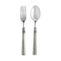 Match Gabriella Serving Fork & Spoon Set