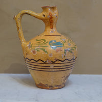 31. Hand Painted Antique Hungarian Pitcher