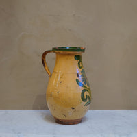 28. Hand Painted Antique Hungarian Pitcher
