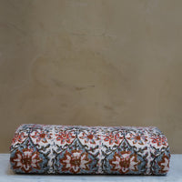Kantha Quilt - Red Paisley