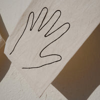 Embroidered French Linen Kitchen Towels (Set of Three)