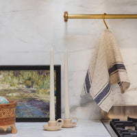 Hand Thrown Neutral Ceramic Candle Holder