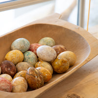 Antique Alabaster Eggs from Italy