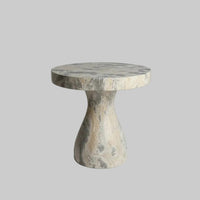 Concrete End Table (Sahara Marble- like Facade)