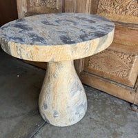 Concrete End Table (Sahara Marble- like Facade)