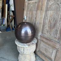 Metallic Eggplant Lamp