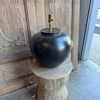 Ceramic Black Lamp