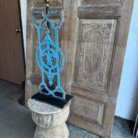 Architectural Fretwork Lamps - Pair
