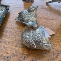 60's Birds Silver Salt & Pepper Shakers