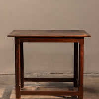 Mid 1800s Walnut Plank Side Table