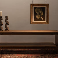 Amber Oak Wood Console