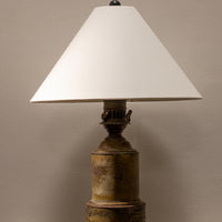 Patinated Oil Lamp