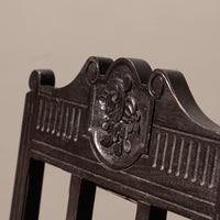 Carved Wood Armchair