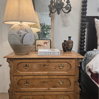 Rustic Antique Pine 3 Drawer Dresser