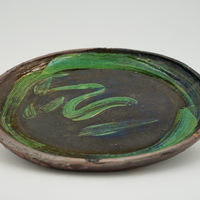 Hand Painted Vintage Mexican Patamban Plate