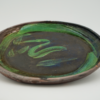 Hand Painted Vintage Mexican Patamban Plate