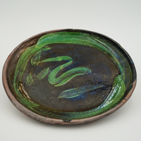 Hand Painted Vintage Mexican Patamban Plate