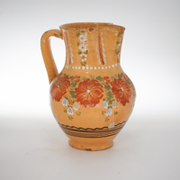 38. Hand Painted Antique Hungarian Pitcher