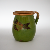 05. Hand Painted Antique Hungarian Pitcher