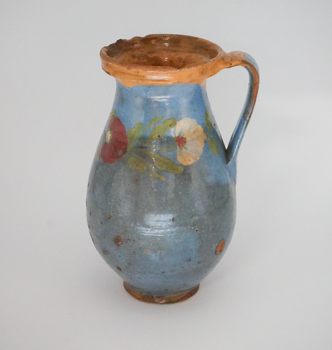 07. Hand Painted Antique Hungarian Pitcher