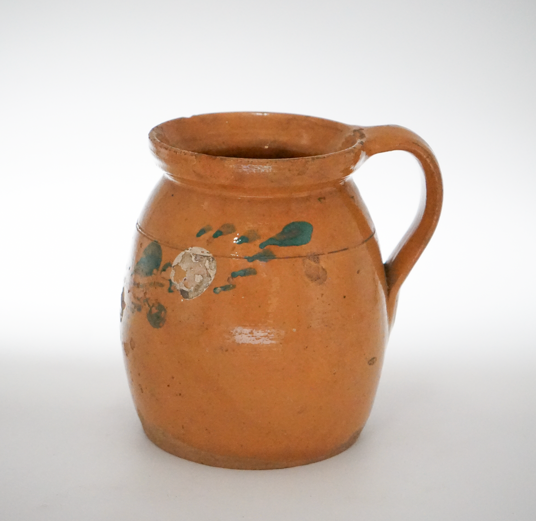 20. Hand Painted Antique Hungarian Pitcher