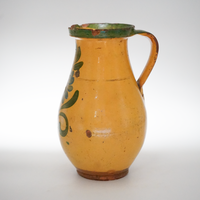 28. Hand Painted Antique Hungarian Pitcher