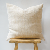 34. Textured Linen Throw Pillow
