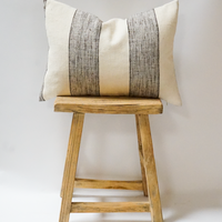 15. Handmade Textured Hemp Rectangular Pillow