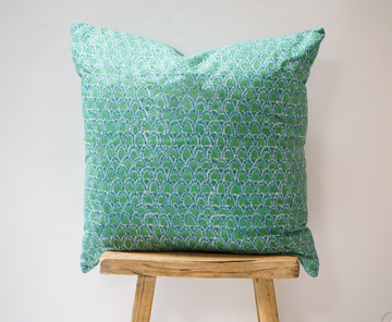 37. Handmade Block Print Pillow