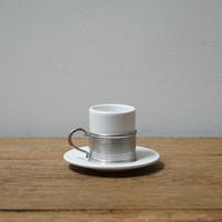 Match Espresso Cup with Ceramic Saucer
