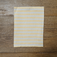 Yellow Stripe Linen Kitchen Cloth (Set of 2)