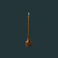 Celeste Copper Candle Holder