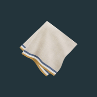 Normandy Natural - Mustard/Natural/Blue Stripe Napkins (set of 4)