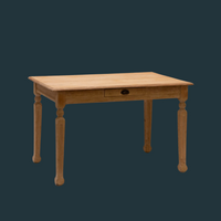 Vintage Pine Table with Flatware Drawer