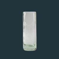 Etched Blown Glass, Tall Shot Glass
