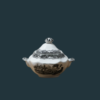 Antique Spanish Lidded Bowl
