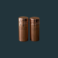 Copper Salt & Pepper Shakers