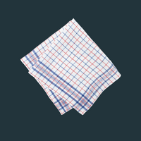 Bistro Napkin Blue and Red (set of 4)