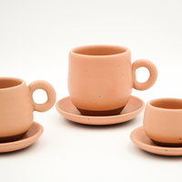 AVENERO TAZA (sold in sets of two, plates included with mug)