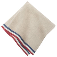 Normandy Natural - Red/Natural/Blue Stripes Napkins (set of 4)