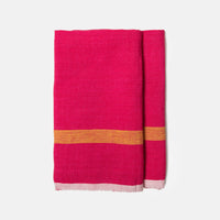 Linen Pink/Lime Kitchen Cloth (set of 2)
