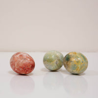 Antique Alabaster Eggs from Italy